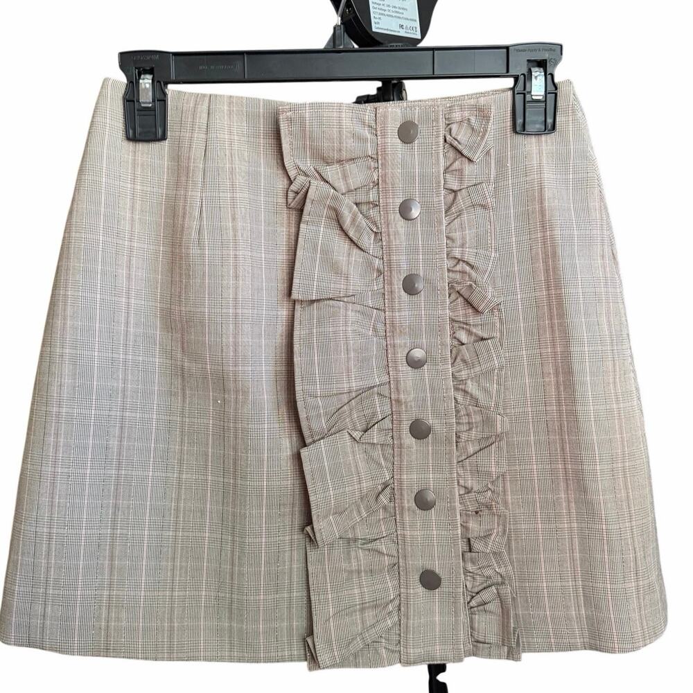Margarin Fingers Plaid Skirt‎ Size Small Feminine Cottage core Asian brand